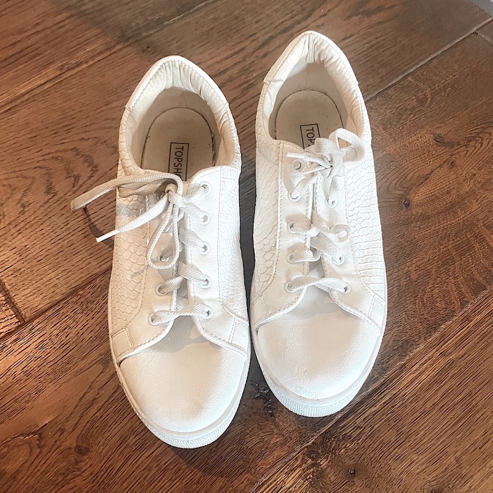 Topshop white sneakers